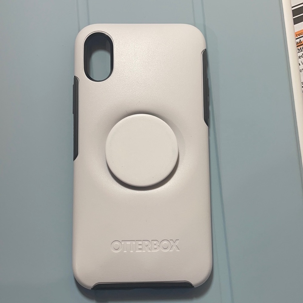 iPhone X/Xs, iPhone 10 otterbox + popsocket case